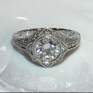 Vintage inspired engagement ring